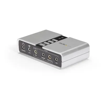 StarTech.com Tarjeta de Sonido USB 7.1 Externa SPDIF Óptico