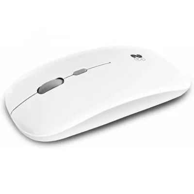 Subblim Dual Flat Ratón Óptico Inalámbrico 1600DPI Blanco
