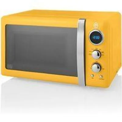 Swan Retro SM22030YELNEU Microondas 20L 800W Amarillo