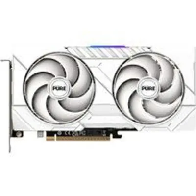 Tarjeta Gráfica Sapphire Radeon RX 9060 XT 16GB GDDR6 Dual-X Iluminación Blanca