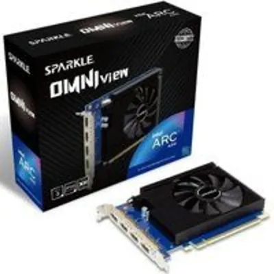 Tarjeta Gráfica Sparkle Intel Arc A310 Omni View 4GB GDDR6 4x HDMI Bajo Consumo