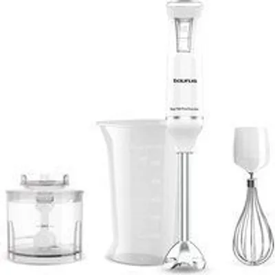 Taurus Bapi 750 Pure Plus Inox Batidora de Mano 750W Blanca + Vaso Medidor 500ml + Picadora