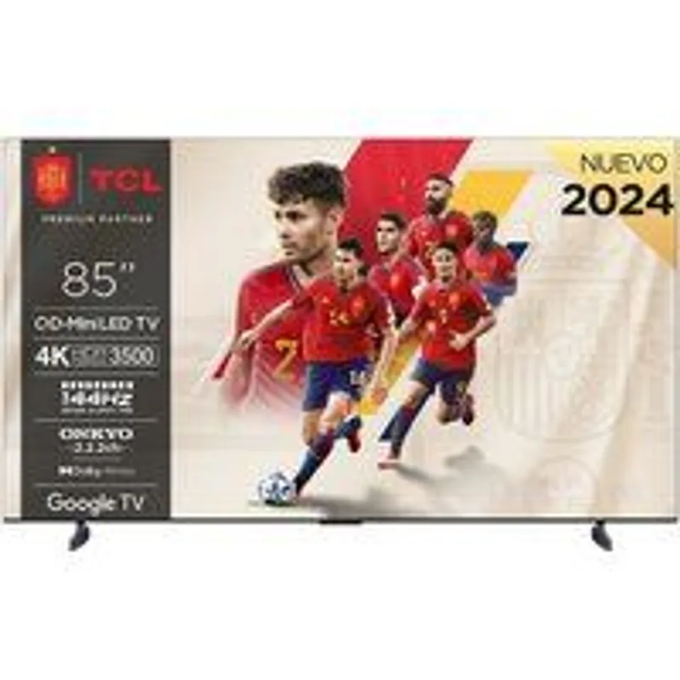 TCL C855 85C855 Televisor 2,16 m (85") 4K Ultra HD Smart TV Wifi Negro 3500 cd / m²