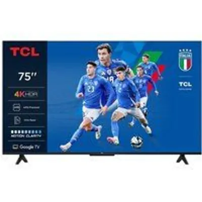 TCL P6K 75P6K Televisor 190,5 cm (75") 4K Ultra HD Smart TV Wifi Negro