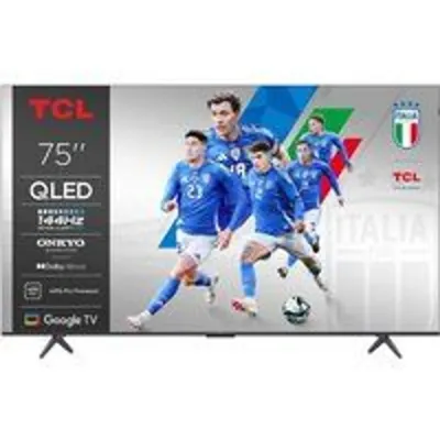 TCL P8K 75P8K Televisor 190,5 cm (75") 4K Ultra HD Smart TV Wifi Metálico 350 cd / m²