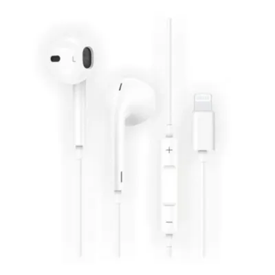 Tech One Tec1201 Auriculares con micrófono Lightning Blancos