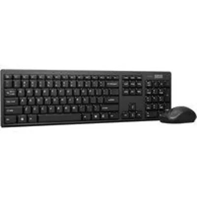 Teclado de membrana inalámbrico Lenovo 100 Combo Layout ES con ratón óptico 1600 dpi Nano USB