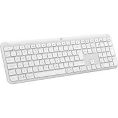 Teclado de tijera Logitech Signature Slim K950 Layout ES inalámbrico retroiluminado blanco