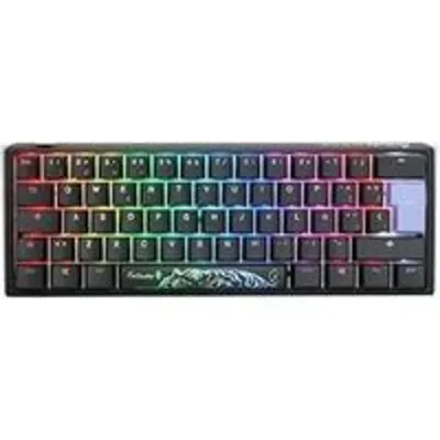 Teclado Ducky One 3 Classic Mini 60% Hot-Swap RGB Cherry MX Silent Red Negro
