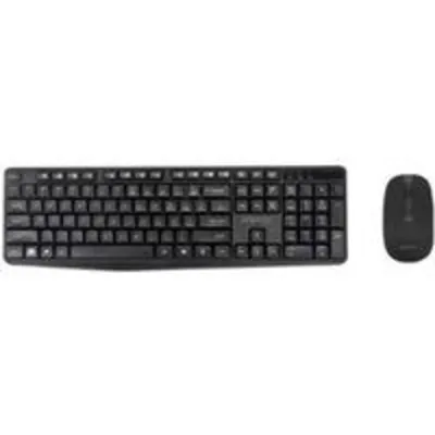 Teclado inalámbrico Approx APPMX335 QWERTY Español 105 teclas + Ratón Negro Nano receptor