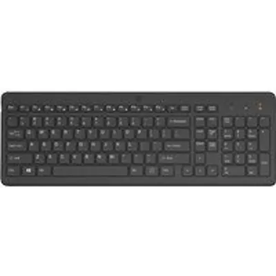 Teclado mecánico HP 225 Wireless Keyboard Layout ES inalámbrico tamaño completo negro
