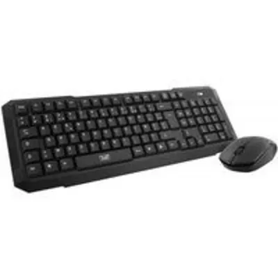 Teclado mecánico inalámbrico T'nB KBSCFIRSTES QWERTY completo con ratón óptico 1000 DPI Negro