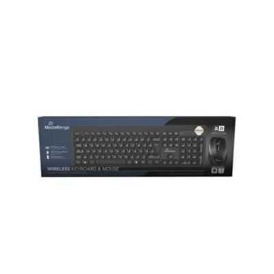 Teclado+Ratón inalámbrico Mediarange MROS104 Layout ES recargable Bluetooth