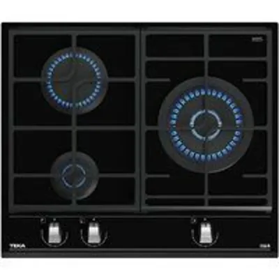 Teka GZC 63310 Placa de Gas Natural 3 Zonas 60cm Negra