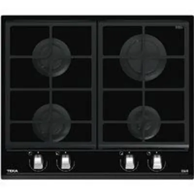Teka GZC 64300 XB Placa de Gas 4 Zonas 60cm Cristal Negro