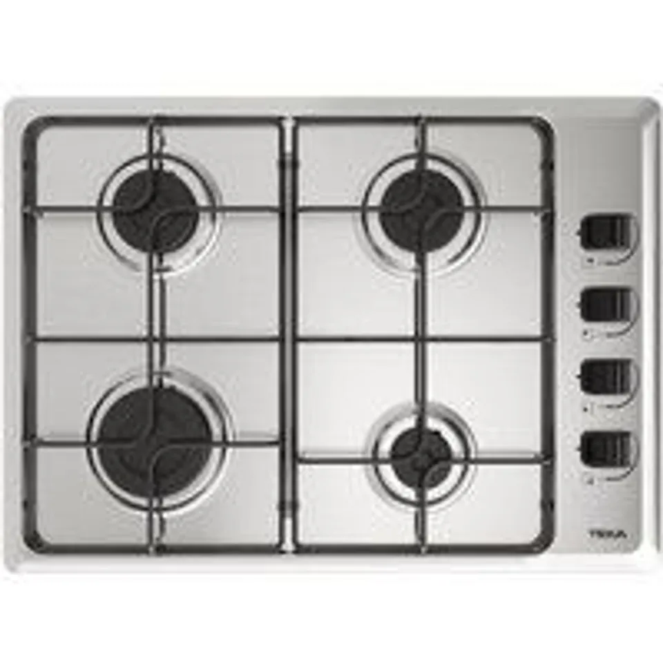 Teka HLX 540 KL Placa de Gas Butano 4 Zonas 60cm Acero Inoxidable