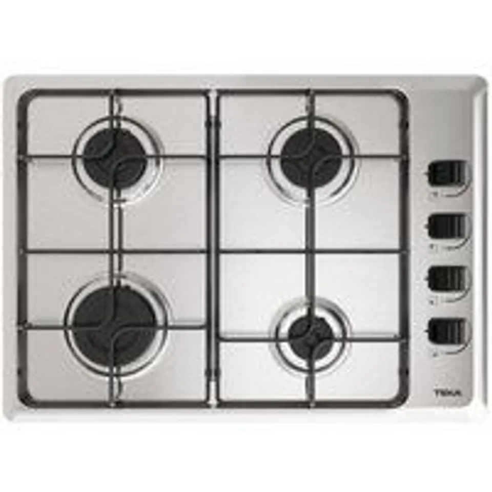 Teka HLX 540 Placa de Gas 4 Zonas 60cm Acero Inoxidable