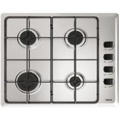 Teka HLX 640 Placa de Gas Butano 4 Zonas 58cm Acero Inoxidable