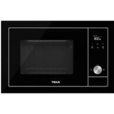 Teka ML 8200 BIS Microondas Integrable con Grill 700W Cristal Negro