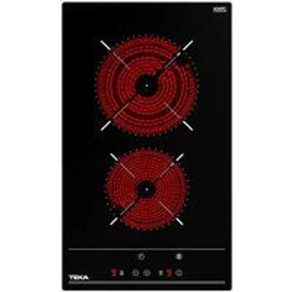 Teka TBC 32010 TTC Placa Vitrocerámica Modular 2 Zonas 30cm Negra