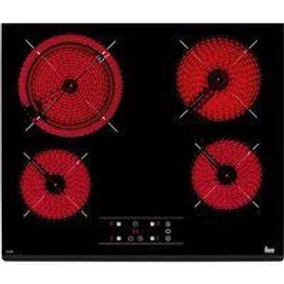 Teka TZ 6420 Placa Vitrocerámica 4 Zonas 60cm Negro