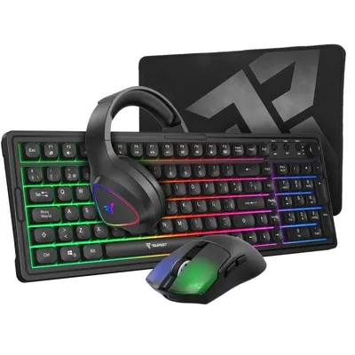 Tempest Combo 3100 PRO RGB Teclado + Ratón + Auriculares + Alfombrilla