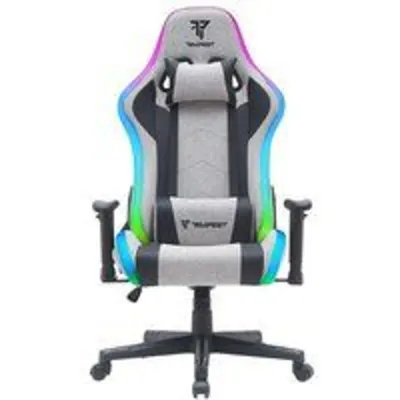 Tempest Glare RGB Silla Gaming Gris/Negra Tela Transpirable