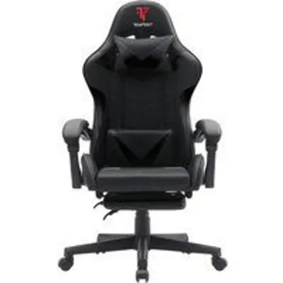 Tempest Shake Silla Gaming con Reposapiés y Masaje Negra