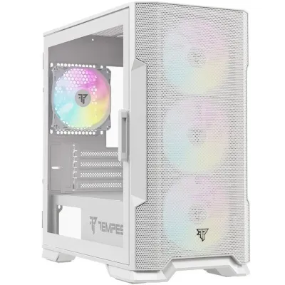 Tempest Stockade ARGB M-ATX Cristal Templado USB 3.0 Blanca