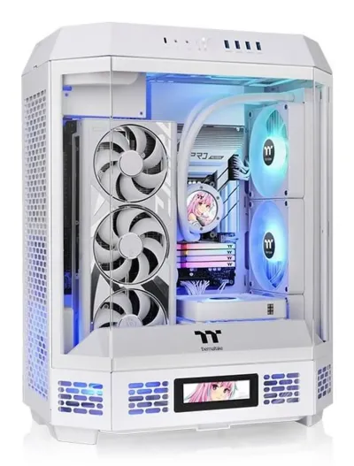 Thermaltake CA-1Z1-00M6WN-00 Blanco Vidrio templado ATX