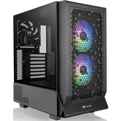 Thermaltake Ceres 330 TG ARGB Negra Cristal Templado USB-C