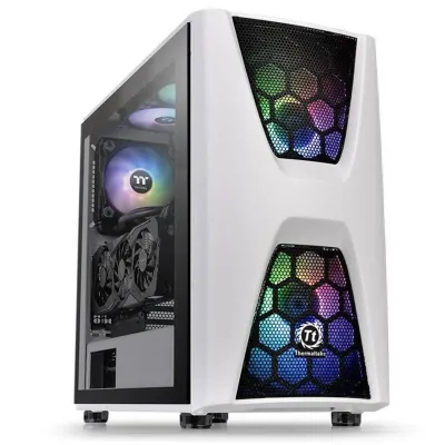 Thermaltake Commander C34 TG Snow ARGB Edition Gabinete ATX Cristal Templado USB 3.0