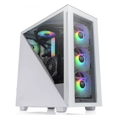 Thermaltake Divider 300 TG Snow ARGB Cristal Templado
