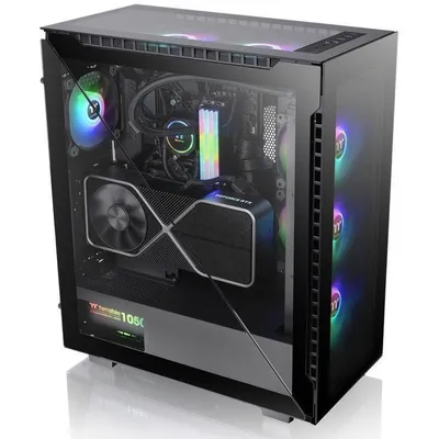 Thermaltake Divider 500 TG ARGB Cristal Templado Negra