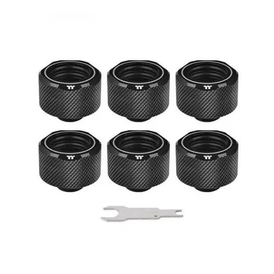 Thermaltake Pacific C-Pro Pack 6x G1/4 PETG 16mm Negro