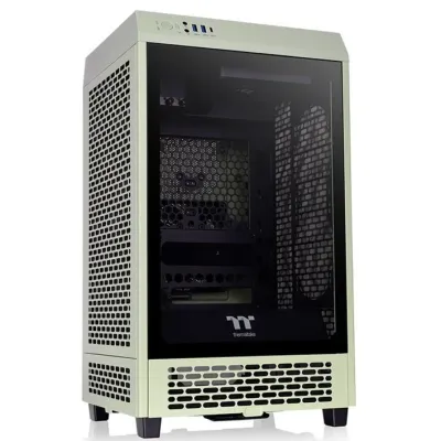 Thermaltake The Tower 200 Mini Cristal Templado USB-C Matcha