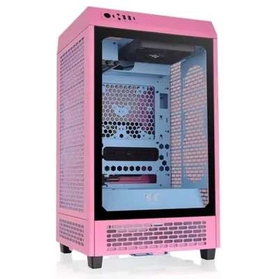 Thermaltake The Tower 200 Mini Torre ITX Templado USB-C Rosa