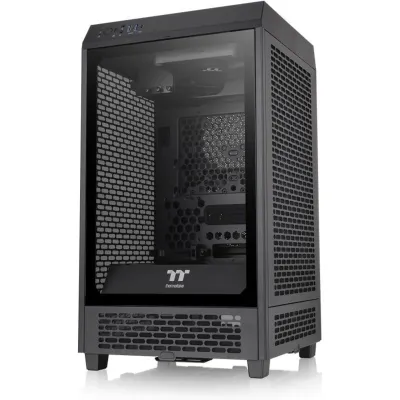 Thermaltake The Tower 200 Torre de Cristal Templado USB 3.2 Negra