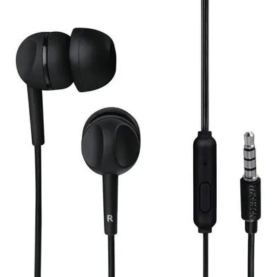 Thomson 3005 Auriculares InEar con Micrófono Negros