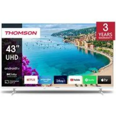 Thomson 43UA5S13W 43" LED UltraHD 4K HDR10 Android TV Blanco