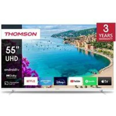 Thomson 55UA5S13W 55" LED UltraHD 4K HDR10 Android TV Blanca