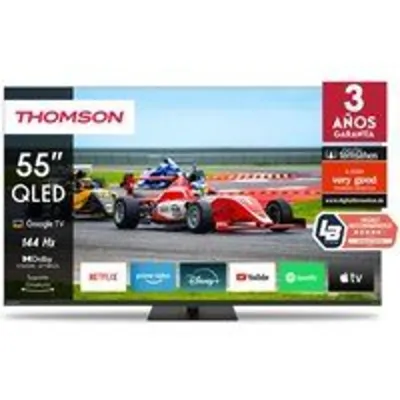 Thomson Q70 Series 55" 55QG7C14 QLED 4K Ultra HD 144Hz HDMI 2.1 Google TV HDR Dolby Vision