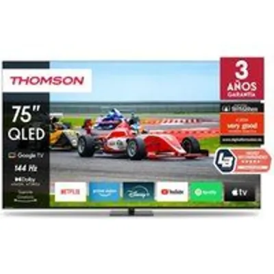 Thomson Q70 Series 75" 75QG7C14 QLED 4K Ultra HD 144Hz HDMI 2.1 Google TV HDR Dolby Vision