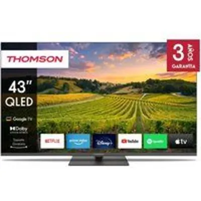 Thomson QLED 43QG5C14 43″ 4K UHD Dolby Vision Atmos Google TV Soporte Giratorio