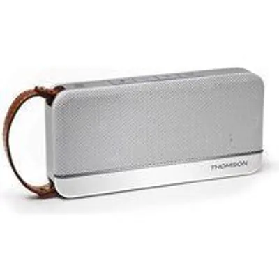 Thomson WS02 Altavoz Bluetooth Portátil 12W Aluminio/Blanco