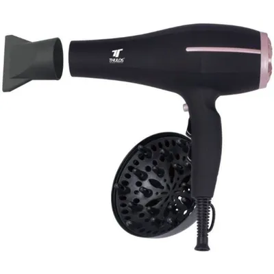 Thulos TH-HD2024 Secador 2000W Difusor & Concentrador Negro