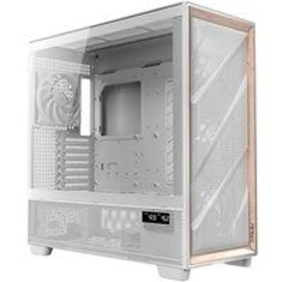 Torre Antec FLUX PRO White EUV Full Tower Blanco Madera Vidrio Templado Gaming
