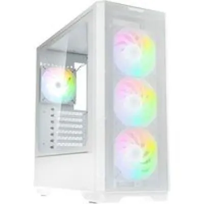 Torre Kolink Unity Solar ARGB Mesh Blanco, Midi Tower, Vidrio templado, 4 ventiladores, ATX/EATX