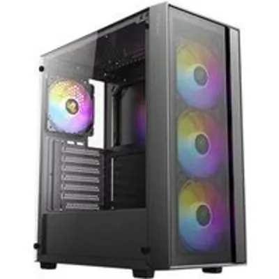 Torre PC Gaming Antec AX65 ARGB Midi Tower Negro ATX/ITX/micro ATX Ventana Lateral 4x Ventiladores RGB