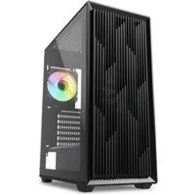 Torre Sharkoon VK2 Full Tower Negro ATX/Micro ATX/Mini-ATX 3 Ventiladores Frontales 1 Trasero